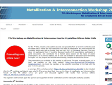 Tablet Screenshot of metallizationworkshop.info